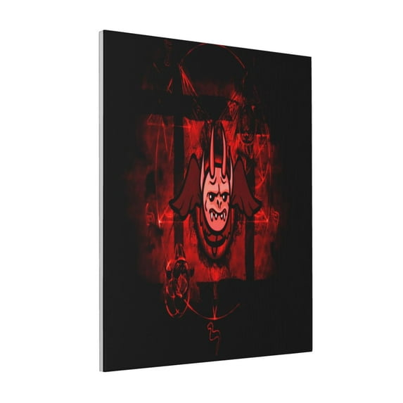 Lsque The Binding of Isaac Pattern Decorative Picture – Unique Modern Wall Art, Ready-to-Hang Canvas Print for Home (Vertical)