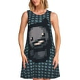 thumbnail image 1 of Lsque The Binding of Isaac Pattern Summer Dresses for Women – Sleeveless T-Shirt Swing Sundress, Perfect for the Beach and Casual Days, 1 of 1