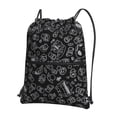 thumbnail image 1 of Lsque The Binding of Isaac Print Drawstring zipper Backpack Bag Sport Gym Sackpack Cinch Bags Drawstring Bags Draw String Sport Bag-One Size, 1 of 6