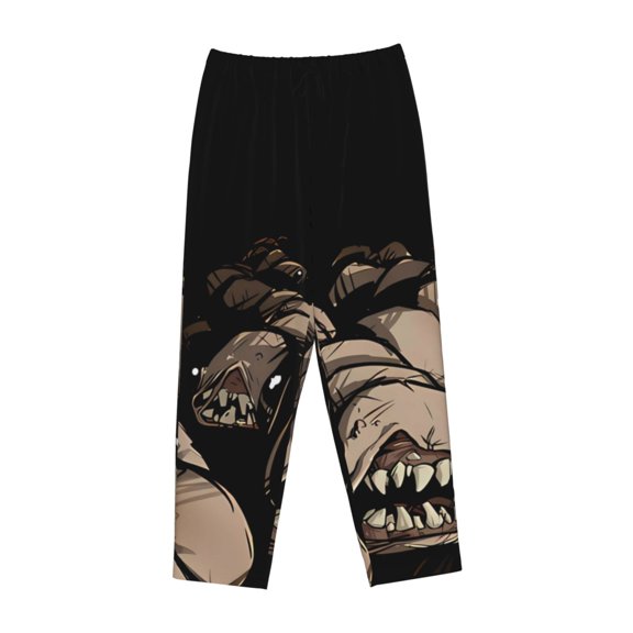 Lsque The Binding of Isaac Print Women's Pajama Pants, Lounge Pant - Comfortable Home Wear,Elastic Waistband, Stylish Design-Medium