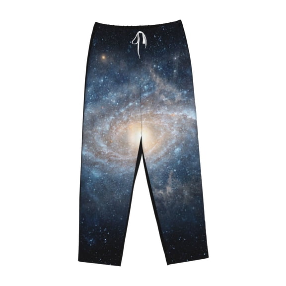 Lsque The Galaxy Print Women's Pajama Pants, Lounge Pant - Comfortable Home Wear,Elastic Waistband, Stylish Design-Medium