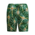 thumbnail image 1 of Lsque Thorns Of Macro Cactus Mens Sleep Pajama Shorts,Short Pajama Pants, Cotton Ultra-Soft Knit-X-Large, 1 of 9