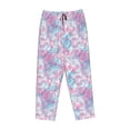 thumbnail image 1 of Lsque Tie Dye Print Women's Pajama Pants, Lounge Pant - Comfortable Home Wear,Elastic Waistband, Stylish Design-Small, 1 of 9
