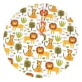 thumbnail image 1 of Lsque Tiger Lion Print Christmas Tree Skirt, Tree Skirt with Ties or Velcro, Perfect for Holiday Decorations, Halloween, and New Year-30", 1 of 7