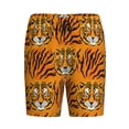 thumbnail image 1 of Lsque Tiger Mens Sleep Pajama Shorts,Short Pajama Pants, Cotton Ultra-Soft Knit-Small, 1 of 9