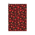 thumbnail image 1 of Lsque Tomatoes And Chili Premium Golf Towel - Ultra Absorbent and Quick Drying Microfiber Towel with Carabiner - Gift for Men -24" X 16", 1 of 8