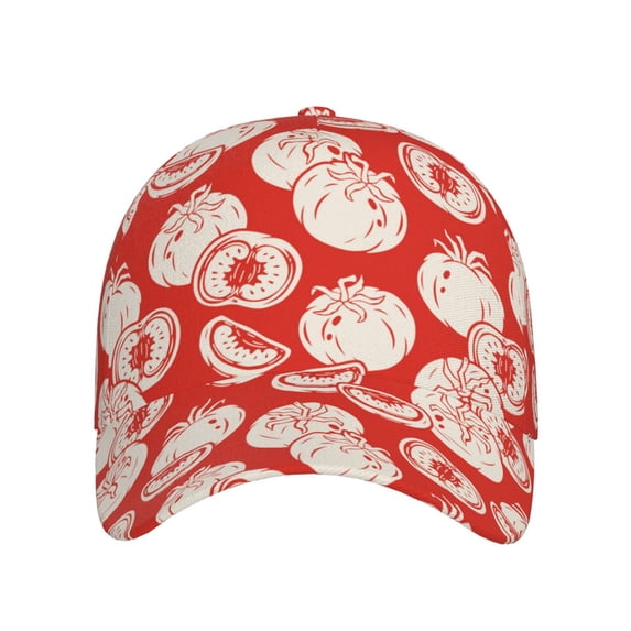 Lsque Tomatoes Baseball Cap Trucker Low Profile Hat Golf Dad Hat Adjustable Original Classic Unconstructed Plain Cap Men Women