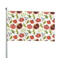 thumbnail image 1 of Lsque Tomatoes Pattern Flag,Tomatoes Printed Garden Flag 48 x 72 in - Double Sided Small Flags for Yard, 1 of 9