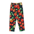 thumbnail image 1 of Lsque Tomatoes Print Women's Pajama Pants, Lounge Pant - Comfortable Home Wear,Elastic Waistband, Stylish Design-Large, 1 of 9