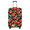thumbnail image 1 of Lsque Tomatoes Printed Luggage Cover, Travel Luggage Protector,Scratch and Dirt Resistant, Fits 18-32 Inch Luggage - Large, 1 of 9