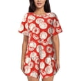 thumbnail image 1 of Lsque Tomatoes Women's Short-Sleeved Pajama Set - 2 Piece Soft and Lightweight Sleepwear Set-3X-Large, 1 of 9