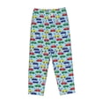 thumbnail image 1 of Lsque Transport Print Women's Pajama Pants, Lounge Pant - Comfortable Home Wear,Elastic Waistband, Stylish Design-X-Large, 1 of 9