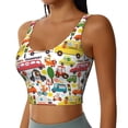 thumbnail image 1 of Lsque Transports with Animals Printed Women'S Sports Bra, Compression, Moisture Wicking, High-Impact Sports Bra For Women,Supportive sports bra-XX-Large, 1 of 9
