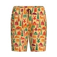 thumbnail image 1 of Lsque Travel And Tourism Mens Sleep Pajama Shorts,Short Pajama Pants, Cotton Ultra-Soft Knit-X-Large, 1 of 9