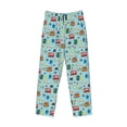 thumbnail image 1 of Lsque Travel1 Print Men's Pajama Pants, Lounge Pant - Comfortable Home Wear,Elastic Waistband, Stylish Design-Medium, 1 of 9
