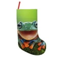 thumbnail image 1 of Lsque Tree Frog Pattern 18 Inch Christmas Stockings, Festive Holiday Stocking for Christmas Decorations Holiday Decor, 1 of 7