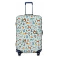 thumbnail image 1 of Lsque Tribal Animals Printed Luggage Cover, Travel Luggage Protector,Scratch and Dirt Resistant, Fits 18-32 Inch Luggage - Small, 1 of 9
