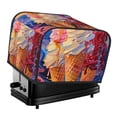 thumbnail image 1 of Lsque Trio Of Dripping Cones Print 4 Slice Toaster Cover , Kitchen Appliance Dustproof Protector , Toaster Protector Dustproof Kitchen Appliance Cover, 1 of 7