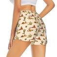 thumbnail image 1 of Lsque Tropical Desert Printed Women's Running Shorts with Liner Pockets,Elastic Quick Dry Workout Athletic Gym Yoga Shorts,Womens High Waist Shorts-XX-Large, 1 of 9