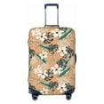 thumbnail image 1 of Lsque Tropical Leaves Flower Printed Luggage Cover, Travel Luggage Protector,Scratch and Dirt Resistant, Fits 18-32 Inch Luggage - Medium, 1 of 9