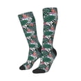 thumbnail image 1 of Lsque Tropical Leaves Printed Crew Socks Men's Women's LightWeight Thin Casual Calf Socks ,Knee High Socks,Cotton Socks, 1 of 9