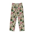 thumbnail image 1 of Lsque Tropical Mask Flamingo Print Men's Pajama Pants, Lounge Pant - Comfortable Home Wear,Elastic Waistband, Stylish Design-XX-Large, 1 of 9