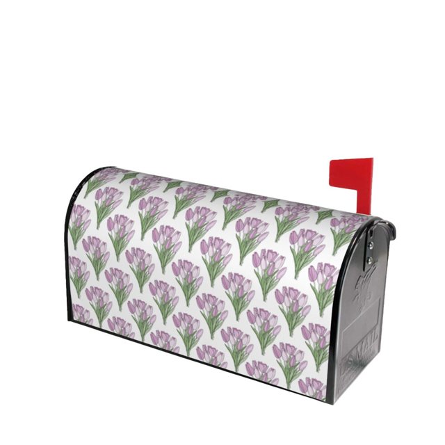 Lsque Tulips Flowers Mailbox Cover Standard Size Mailbox