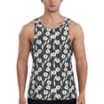 thumbnail image 1 of Lsque Tulips Flowers Pattern Mens Tank Tops Muscle Athletic Quick Dry Sleeveless Workout Fitness T Shirts Beach Tank Top, Loose-fit Sleeveless Shirt for Men-XX-Large, 1 of 7