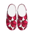 thumbnail image 1 of Lsque Tulips Flowers Pattern Womens Comfort Cotton on Scuff With Memory Foam and Anti-skid Sole Slipper-46/47, 1 of 7