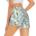 thumbnail image 1 of Lsque Tulips Flowers Printed Women's Running Shorts with Liner Pockets,Elastic Quick Dry Workout Athletic Gym Yoga Shorts,Womens High Waist Shorts-X-Large, 1 of 9