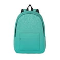thumbnail image 1 of Lsque Turquoise Glitter Pattern Canvas Daypack, Durable Backpack, High-quality Versatile Backpack,Vintage Compact Backpack-Small, 1 of 1