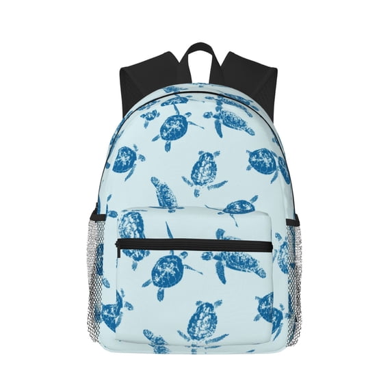 Lsque Turtle Classic Casual Backpack - Large Capacity Water-Resistant Backpack for School, Work, Travel, and Outdoor Activities