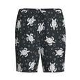 thumbnail image 1 of Lsque Turtle Mens Sleep Pajama Shorts,Short Pajama Pants, Cotton Ultra-Soft Knit-Small, 1 of 9