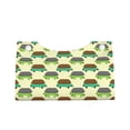 thumbnail image 1 of Lsque Turtle On Skateboard Printed Long Tissue Box Cover Holder, Facial Paper Organizer Dispenser,Triangle with Bottom Belt, PVC Leather Decorative Organizer, 1 of 9