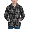 thumbnail image 1 of Lsque Turtle Patten Youth Hoodie Sweatshirt Pullover with Kangaroo Pocket Boys and Girls Hoodie Warm Hoodie for Kids-X-Large, 1 of 6