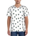 thumbnail image 1 of Lsque Turtle Pattern Mens Polo Golf Shirts Funny Graphics Shorts Sleeve Button Shirts Baseball T-shirt-Large, 1 of 7