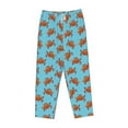 thumbnail image 1 of Lsque Turtle Print Women's Pajama Pants, Lounge Pant - Comfortable Home Wear,Elastic Waistband, Stylish Design-XX-Large, 1 of 9