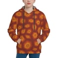 thumbnail image 1 of Lsque Turtle Shell Patten Youth Hoodie Sweatshirt Pullover with Kangaroo Pocket Boys and Girls Hoodie Warm Hoodie for Kids-X-Large, 1 of 6