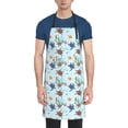 thumbnail image 1 of Lsque Turtle Waterproof Apron Chef Aprons for Men Heavy Duty Chemical Work Apron Extra Long Grilling Aprons with Adjustable Bib Apron, 1 of 9