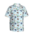 thumbnail image 1 of Lsque Turtle pattern Hawaiian Shirt for Men, Unisex Summer Beach Casual Short Sleeve Button Down Shirts-3X-Large, 1 of 9