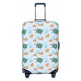 thumbnail image 1 of Lsque Turtles And Goldfish Printed Luggage Cover, Travel Luggage Protector,Scratch and Dirt Resistant, Fits 18-32 Inch Luggage - X-Large, 1 of 9