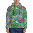 thumbnail image 1 of Lsque Turtles Pattern Casual Men's Hoodie,Hooded Sweatshirt with Kangaroo Pocket,Pullover Hoodie-4X-Large, 1 of 7