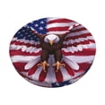 thumbnail image 1 of Lsque USA Eagle with Spread Wings Pattern Round Bar chair cushion covers Velvet Fabric Premium Comfort Protects from Scratches and Stains for 14-17 Inch Chair-12 inch, 1 of 7