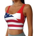thumbnail image 1 of Lsque USA Switzerland Printed Women'S Sports Bra, Compression, Moisture Wicking, High-Impact Sports Bra For Women,Supportive sports bra-XX-Large, 1 of 9
