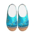 thumbnail image 1 of Lsque Underwater Aquarium Arches Pattern Womens Comfort Cotton on Scuff With Memory Foam and Anti-skid Sole Slipper-46/47, 1 of 7