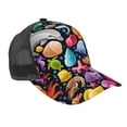 thumbnail image 1 of Lsque Underwater Diving Animals Printed Trucker Hat - Baseball Cap for Men Women - Breathable Mesh Side, Adjustable Fit - for Casual Wear, 1 of 7