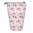 thumbnail image 1 of Lsque Valentine's Day Pattern Telescopic Pencil Bag Pen Holder Stationery Case, Stand-up Retractable Transformer Bag Organizer, 1 of 6