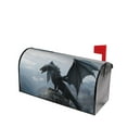 thumbnail image 1 of Lsque Valley Gray Dragon Mailbox Cover Standard Size ,Magnetic Mailbox Covers Post Wraps Letter Box Cover -21x18 in, 1 of 9