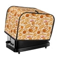 thumbnail image 1 of Lsque Various Bread Print 2 Slice Toaster Cover , Kitchen Appliance Dustproof Protector , Toaster Protector Dustproof Kitchen Appliance Cover, 1 of 7