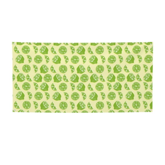 Lsque Various Lemons Pattern Party Banner, Festive Banner , Holiday Celebrations and Events for Carnival Birthday Party Festival Decorations-Small